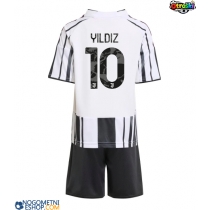 Otroški Nogometni dresi Juventus Kenan Yildiz #10 Domači 2025-26 Kratek Rokav (+ Kratke hlače)